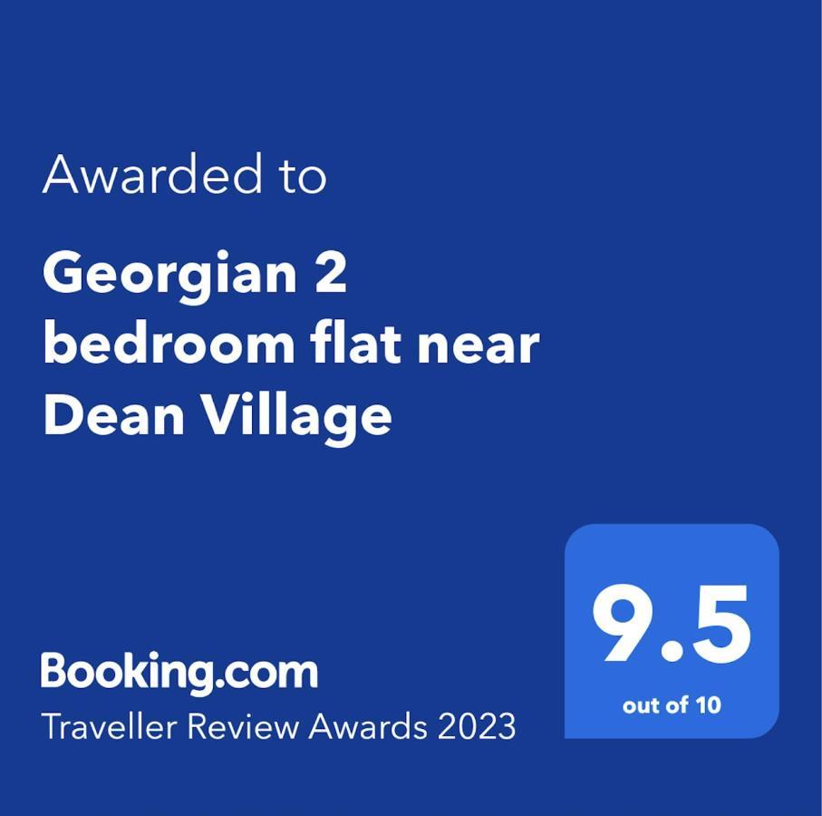 Georgian 2 bedroom flat near Dean Village EDI Buitenkant foto